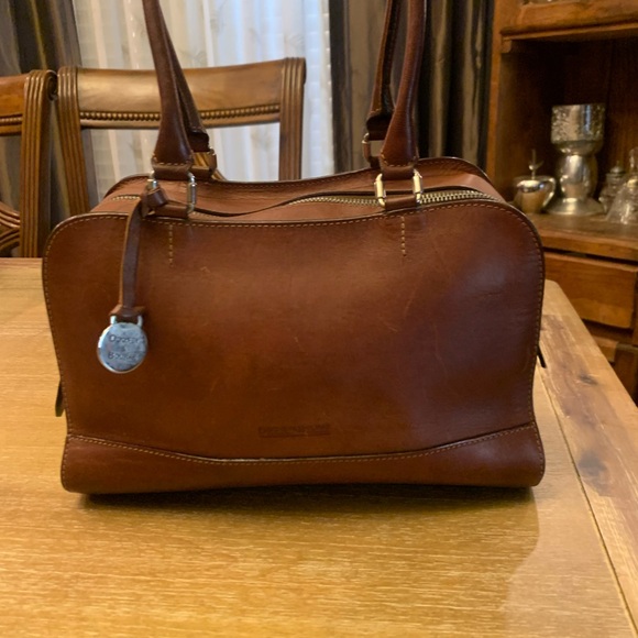 Preloved Dooney & Bourke Brown Leather Alto Collection Bag made in Italy - Picture 14 of 16